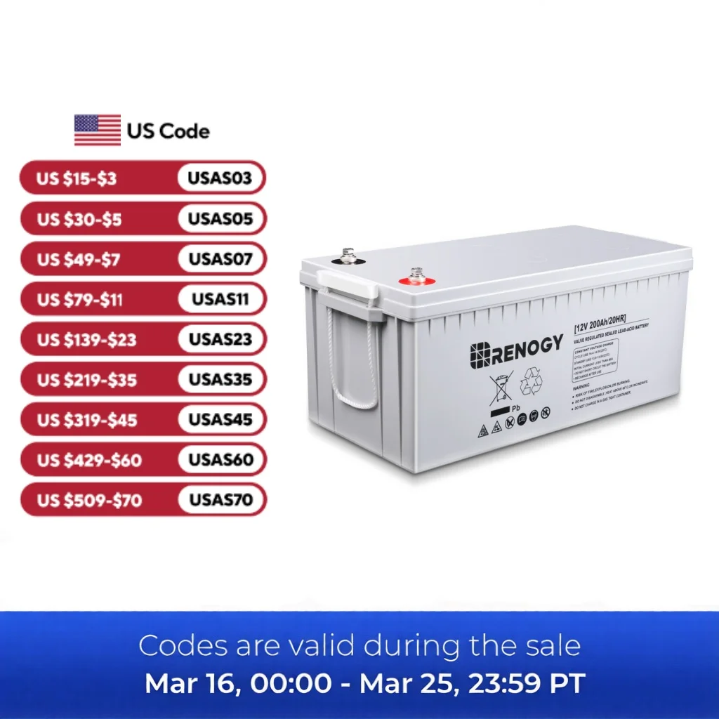 Renogy 12V 200Ah De…