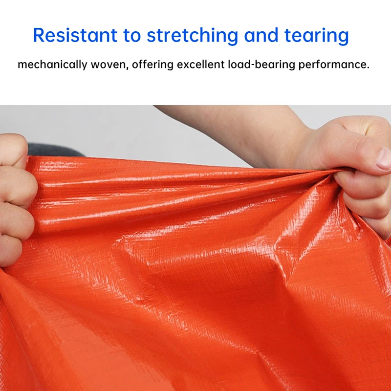 1Pc Waterproof Tarp with Grommets Outdoor Multipurpose Tarpaulin for Canopy Trailer Camping Tear-Resistant Cover UV Resistant
