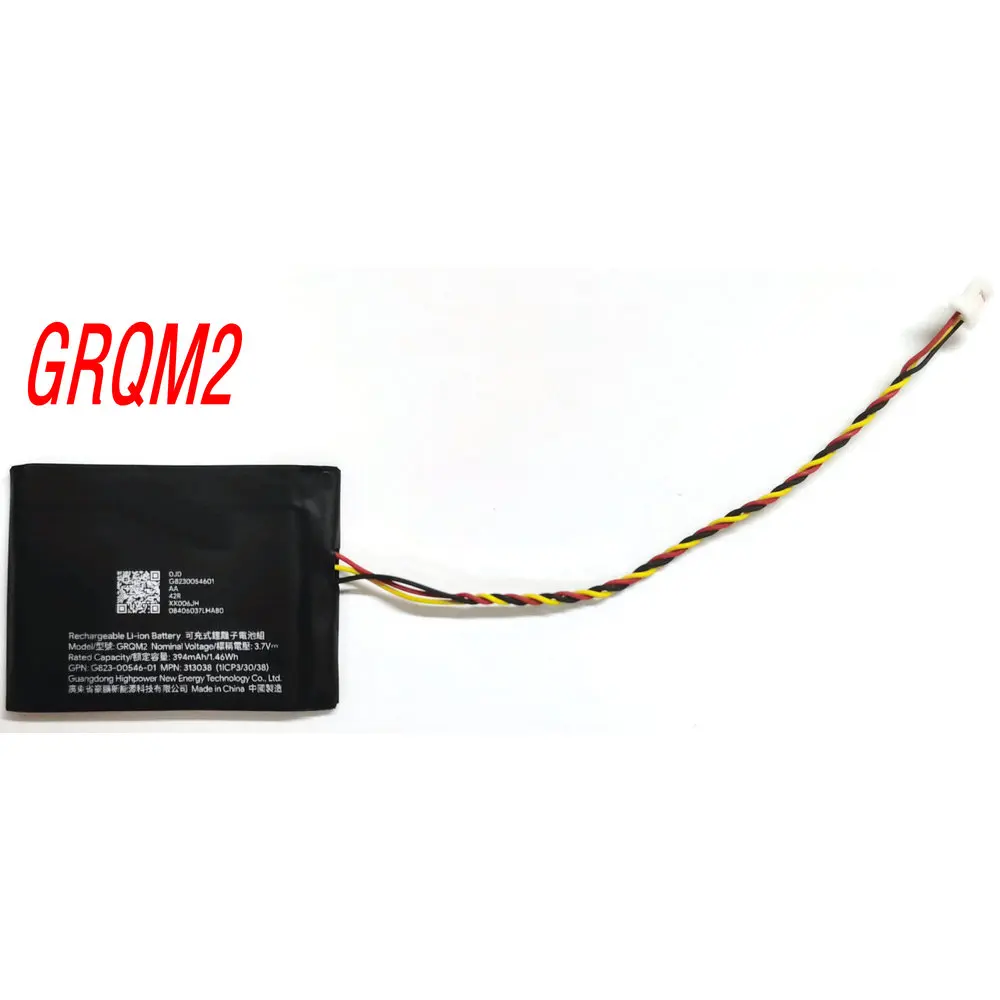 GRQM2 حزمة بطارية ليثيوم أيون قابلة للشحن GPN:G823-00546-01 MPN:313038 1ICP3/30/38 394 مللي أمبير 3.7 فولت #1