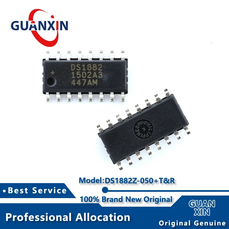 

100% New DS1882Z-050+T&R SOIC-16 Marking DS1882 DS1882Z