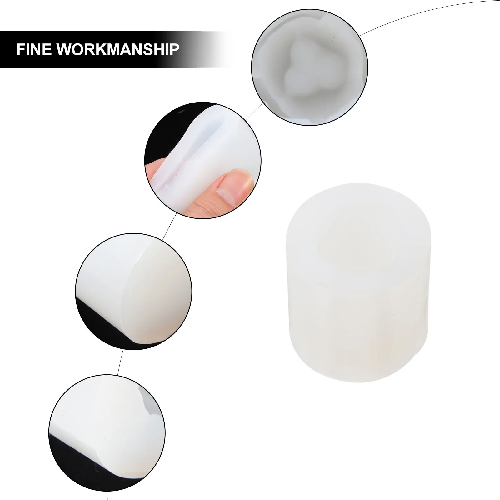 Tulip Mold Silicone Flower Shaped Scented Diy Making Kit Flexible Durable Molds Unique Wax Tools For Handicrafts Easy