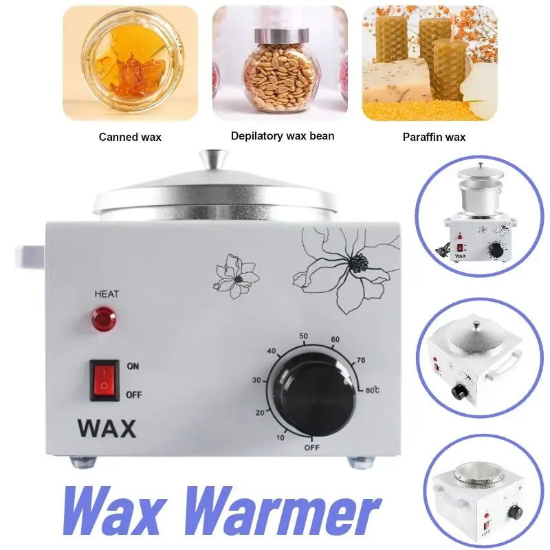 Professional Single‑Pot Waxing Kit, Specially Designed for Hair Removal. Suitable for Beauty Salons and Home Use, with Adjustable Temperature Settings.