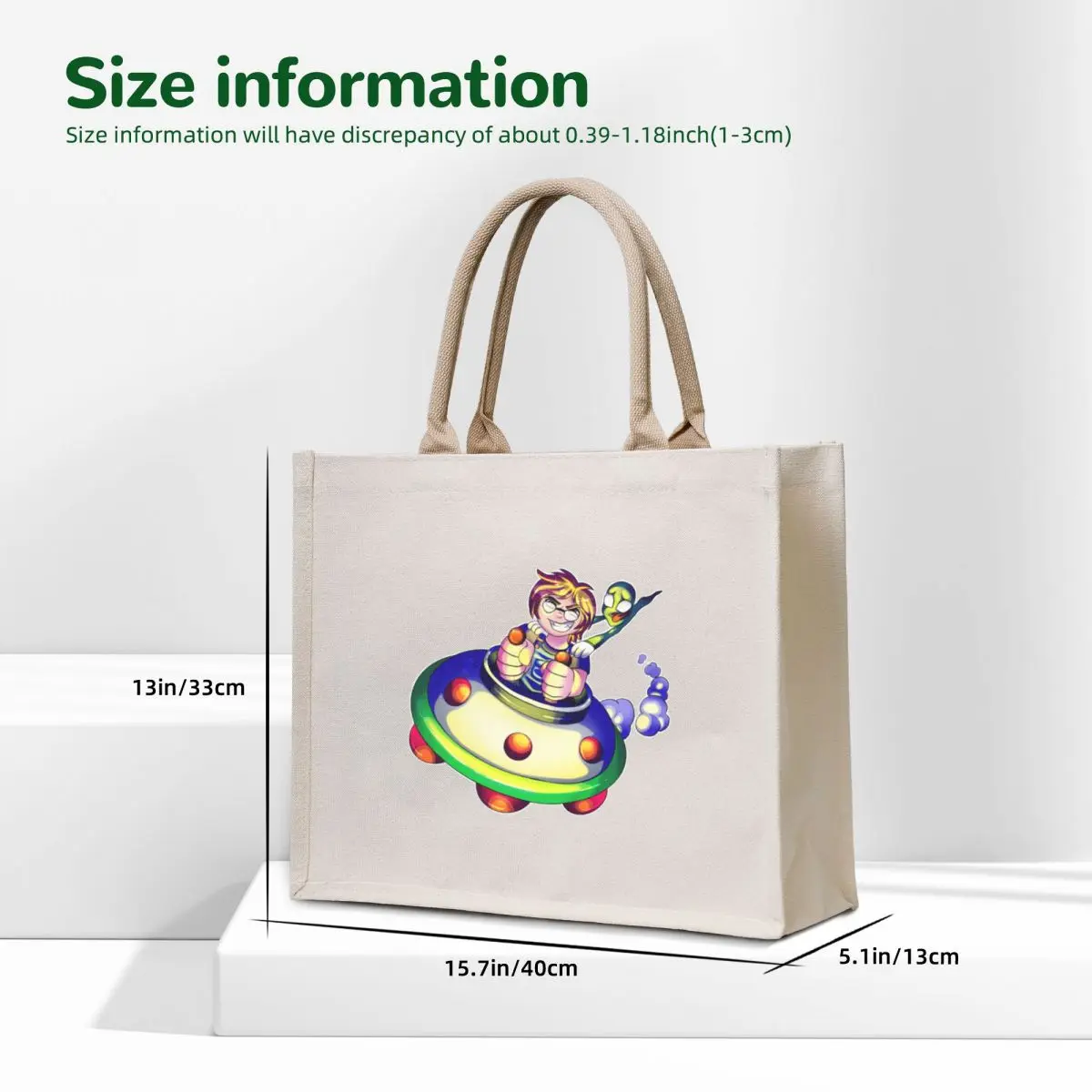 Take the (Space)Wheel! Tote Bag foldable reusable bag Custom bag Canvas shoulder