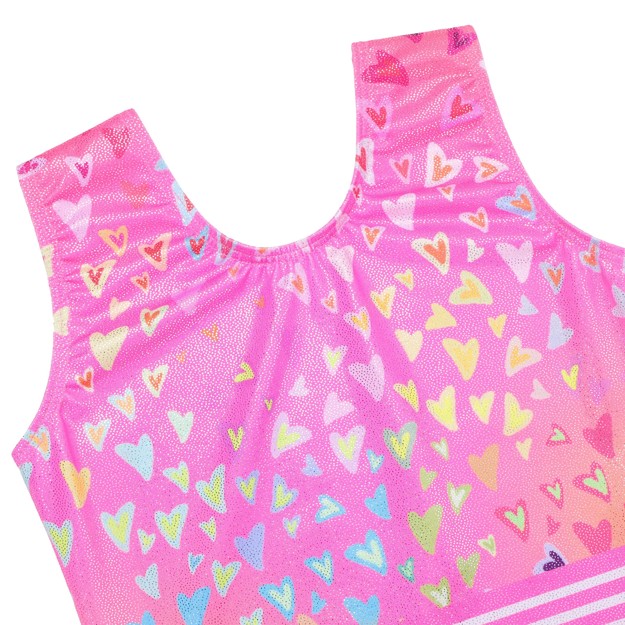 BAOHULU Girls Sleeveless Ballet Leotard Pink Gymnastics Leotard Kids Pracitice Outfit Performance Clothes Dancewear