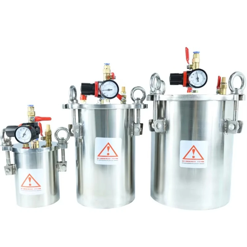 

Manufacturer supplies 1L--100L stainless steel/carbon steel dispensing pressure bucket glue pressure tank