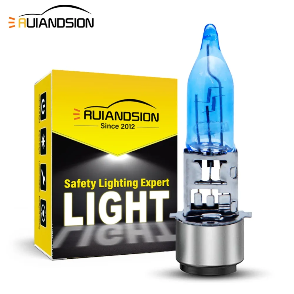 

1Pcs BA20D H6M 12V 35W Halogen Bulb Motorcycle Headlight Fog Lights Universal Halogen Lamp Replacement MotorBike Headlamp Bulbs