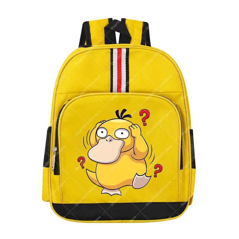 Boy Girl Large Capacity Schoolbag Book Bag Anime Squirtle Psyduck Printed Backpack for Kids Children Knapsack Birthday Gift 2026 view 2