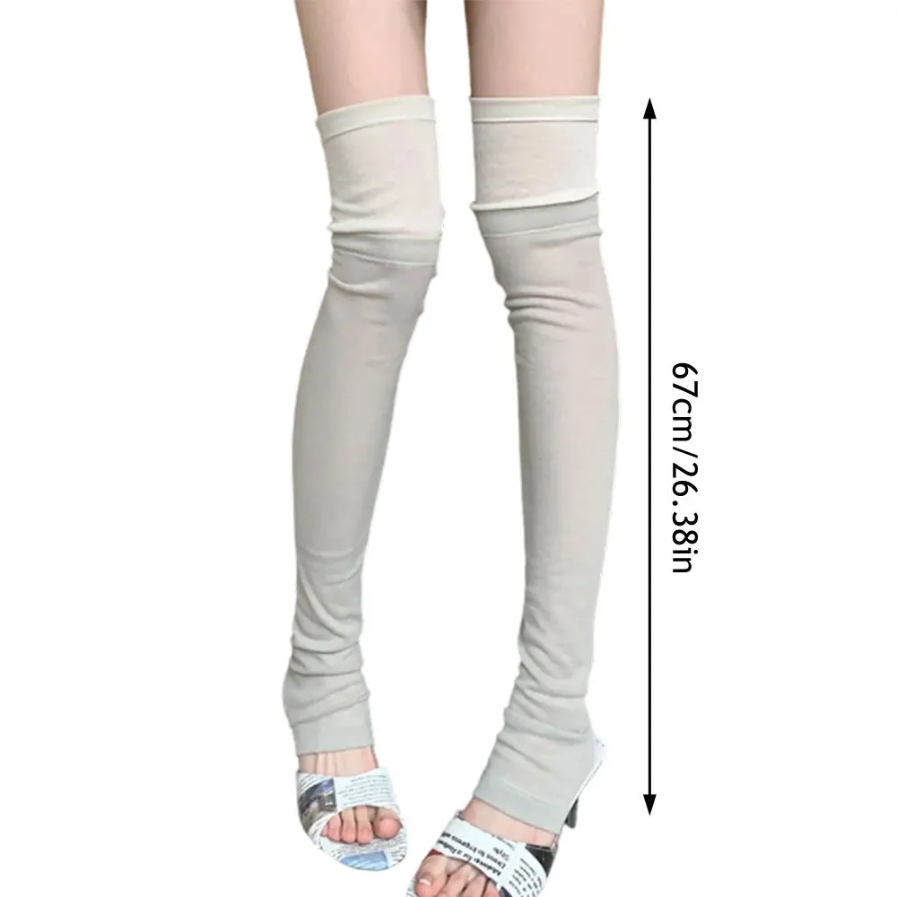 Ballett-Stil Spleißsocken, japanische Fußsocken, Overknee-Socken, dünne kniehohe Socken, Fußwärmer – Detail 14