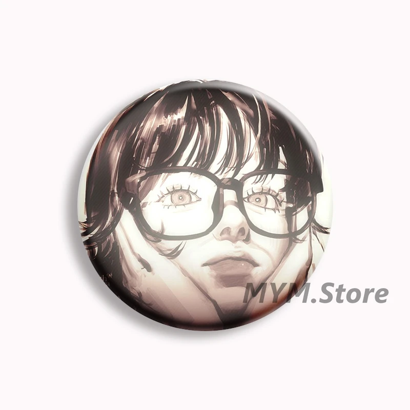 Shizuku Murasaki Anime Soft Button Pin Hunter Cartoon Character Fanart Brooch Badge Bag Decor Fans Collect Friends Gifts