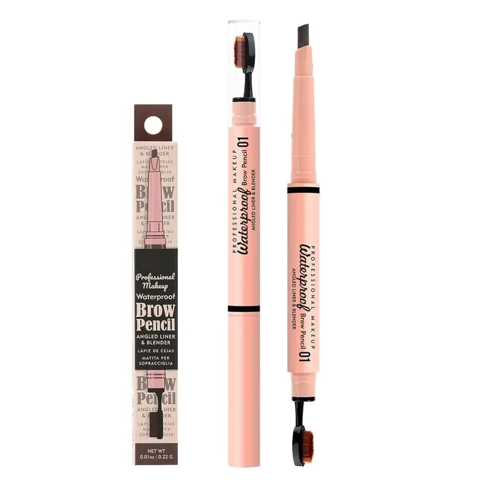 with Eyebrow Brush Double Head Eyebrow Pencil Long-Lasting Waterproof Eye Brow Brush Tint Non Easy To Fade Micro Carved