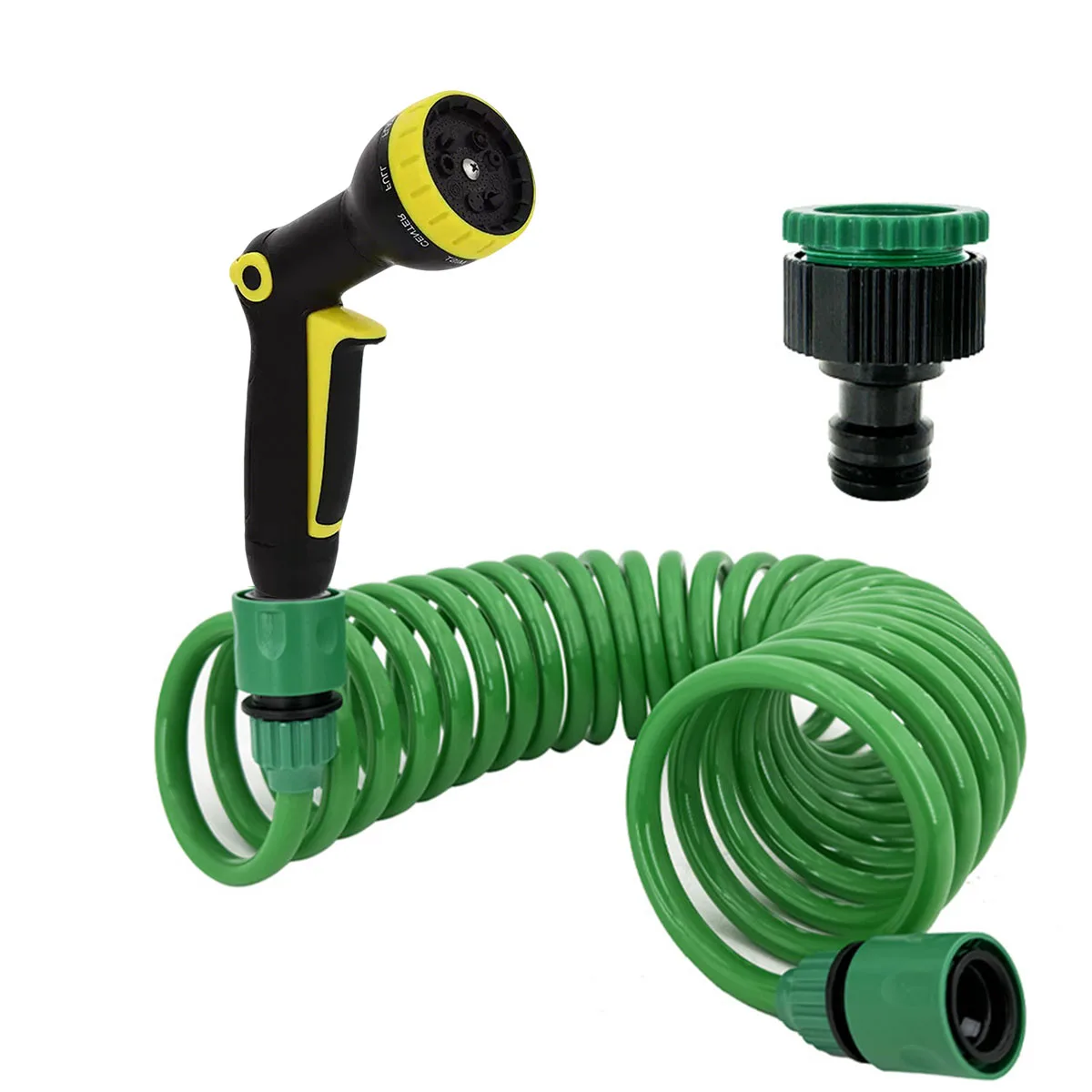 

10M Garden EVA Material Spring Water Pipe Portable Car Wash Gun, Gardening Spring Pipe, Irrigation Supplies