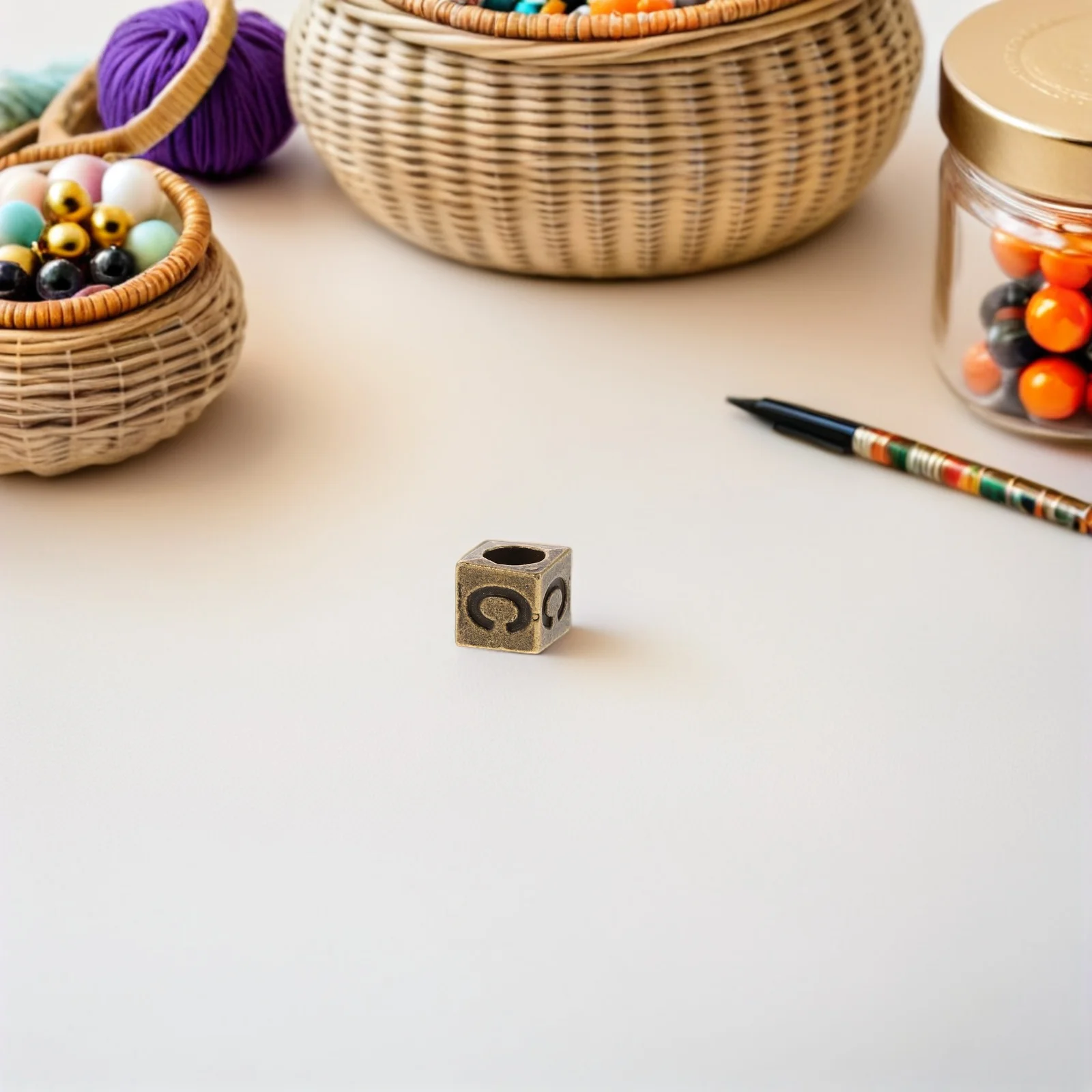 

26pcs Retro Square Alphabet Vintage Letter Charms for Jewelry Making Perforated Zinc Alloy A-Z DIY Necklace Bracelet