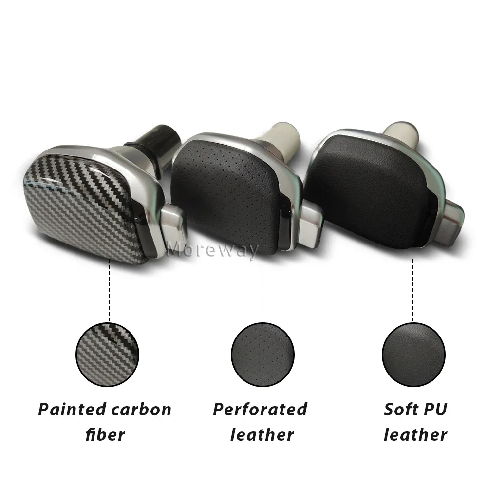 Imitate Carbon Fiber  ABS Gear Lever Shift Knob Shifter Handle Stick for Jeep Cherokee Compass Commander Modify Interiors