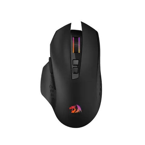 Redragon M656 MAX 3-Mode Wireless Gaming Mouse 10000 DPI Rechargeable Gaming Mice   5 DPI Levels, 7 Macro Buttons, RGB Backlight