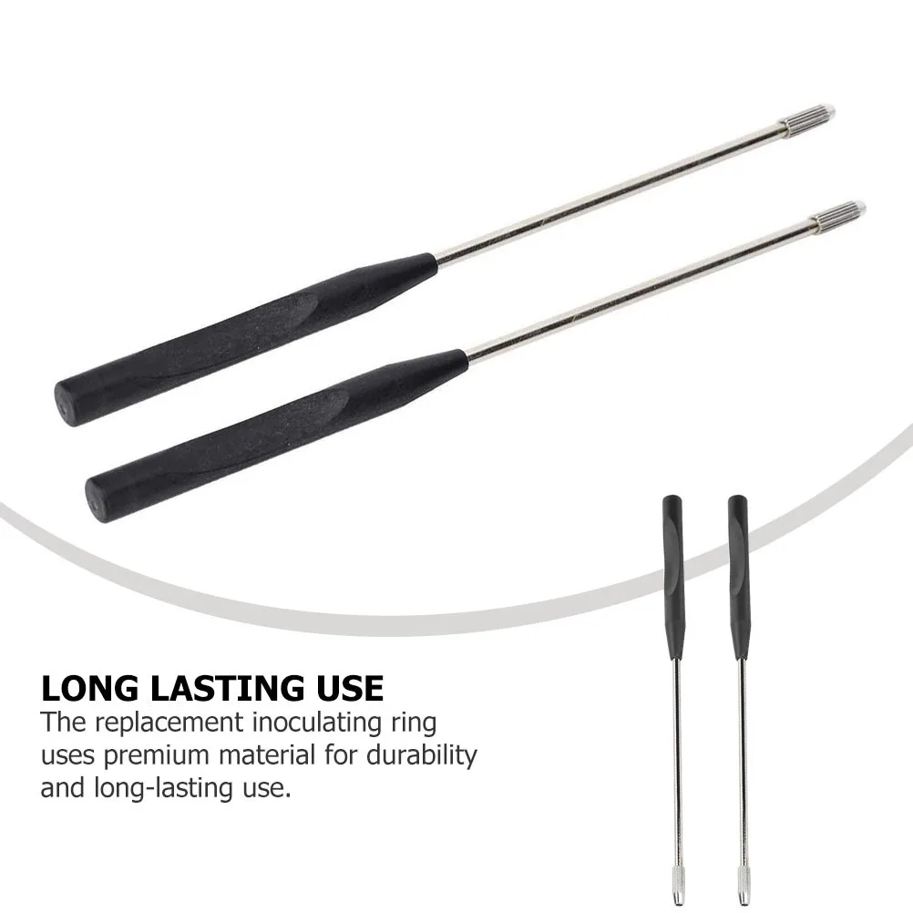 

2Pcs Durable Pure Copper Inoculation Rods Lightweight Laboratory Microbiology Inoculation Loop Tool Replacement Supplies