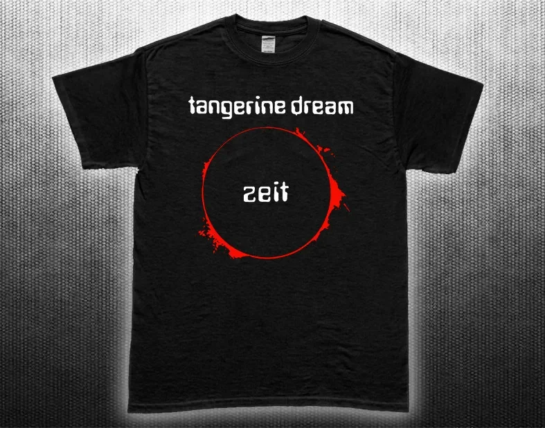 Tangerine Dream - T-Shirt   High Quality 100%Cotton Short Sleeve Anime Graphic T-shirts for Men Clothing Women Tees