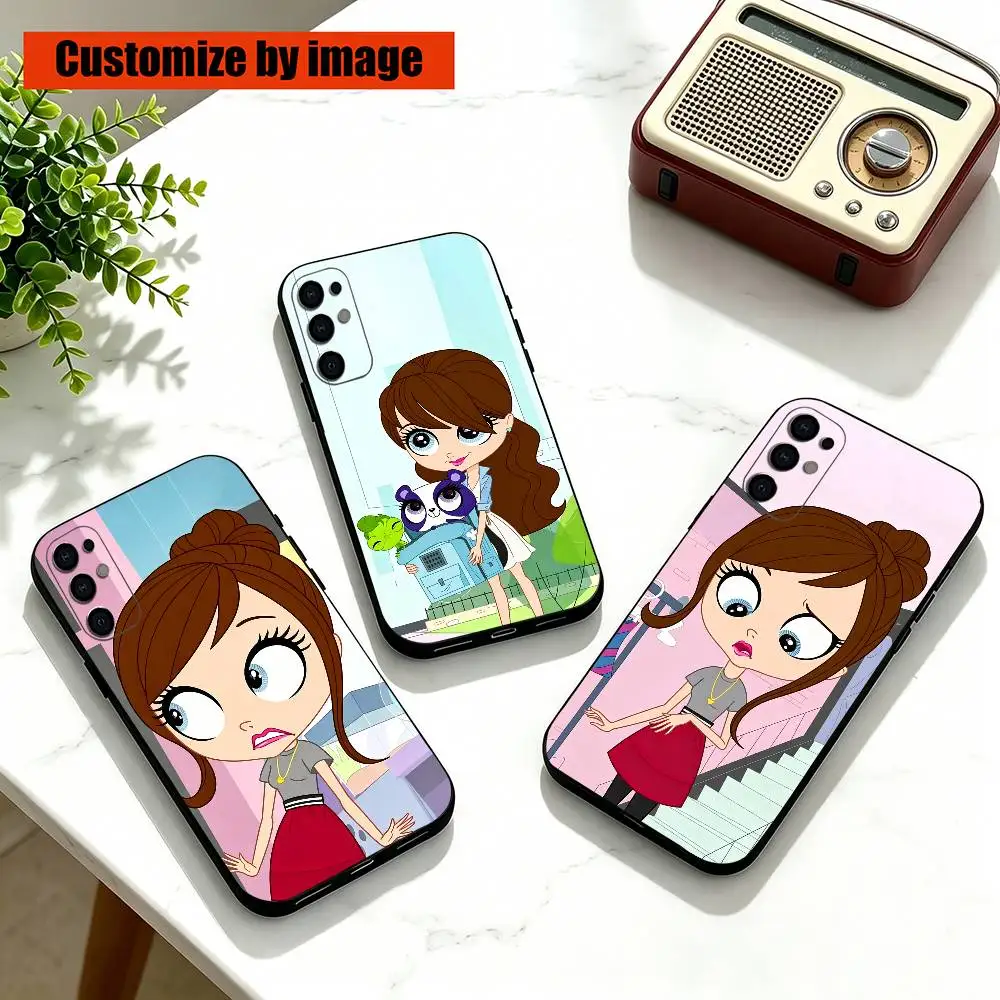Cartoon Littlest Pet S-Shops  Phone Case For Samsung S26,S25,S24,S23,S22,S21,S30,Ultra,Plus,Fe,Soft Silicone Black Cover