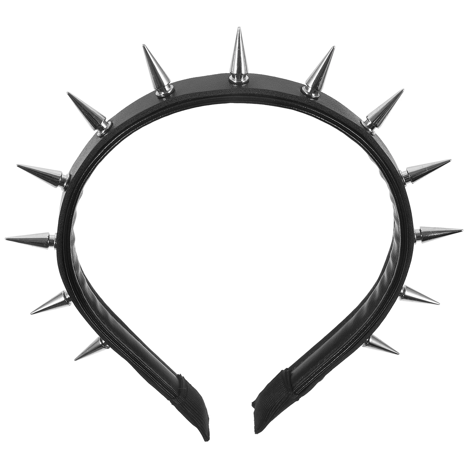 NEW Spiked Headband Gothic Tiaras Spiked Headpiece Steampunk Rock Headband For Men Punk Headband Rivet Headband 2025