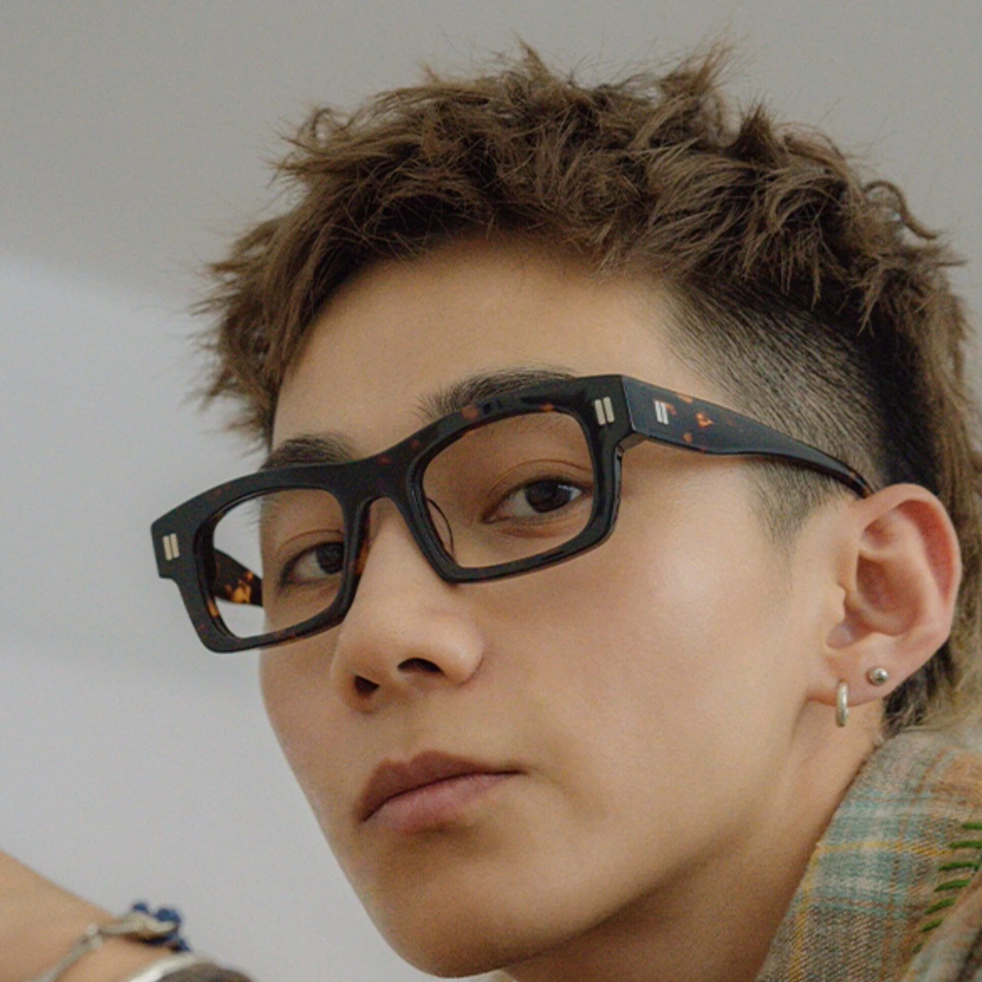 High Quality Retro Acetate Rectangle Glasses Frames Men Women Vintage Square Oversized Eyeglasses Trendy Thick Frame Eyewear