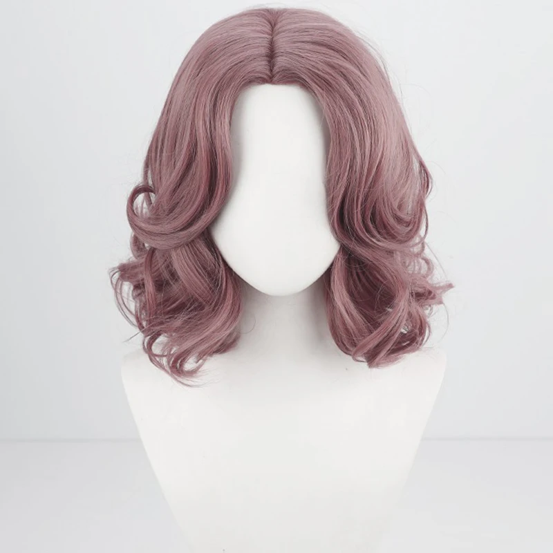 Game Melina Cosplay Wig Adult Women Short Curly Heat Resistant Synthetic Hair Role Play Wigs Halloween Props Accessories