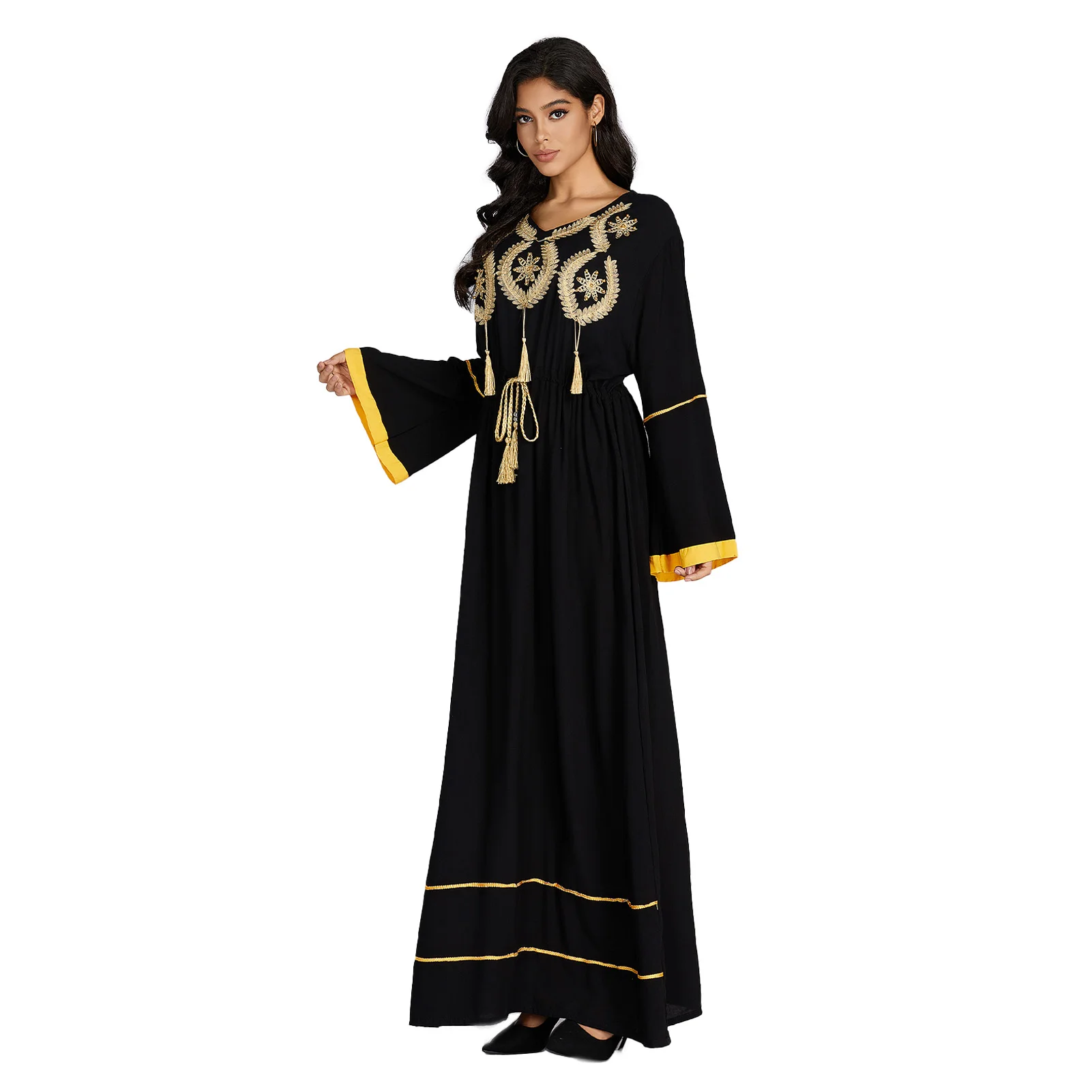 2024 Plus size Caftan Traditional Dress cotton beach home dashiki abaya Short Sleeve Cover up African Dresses For Women Moroccan