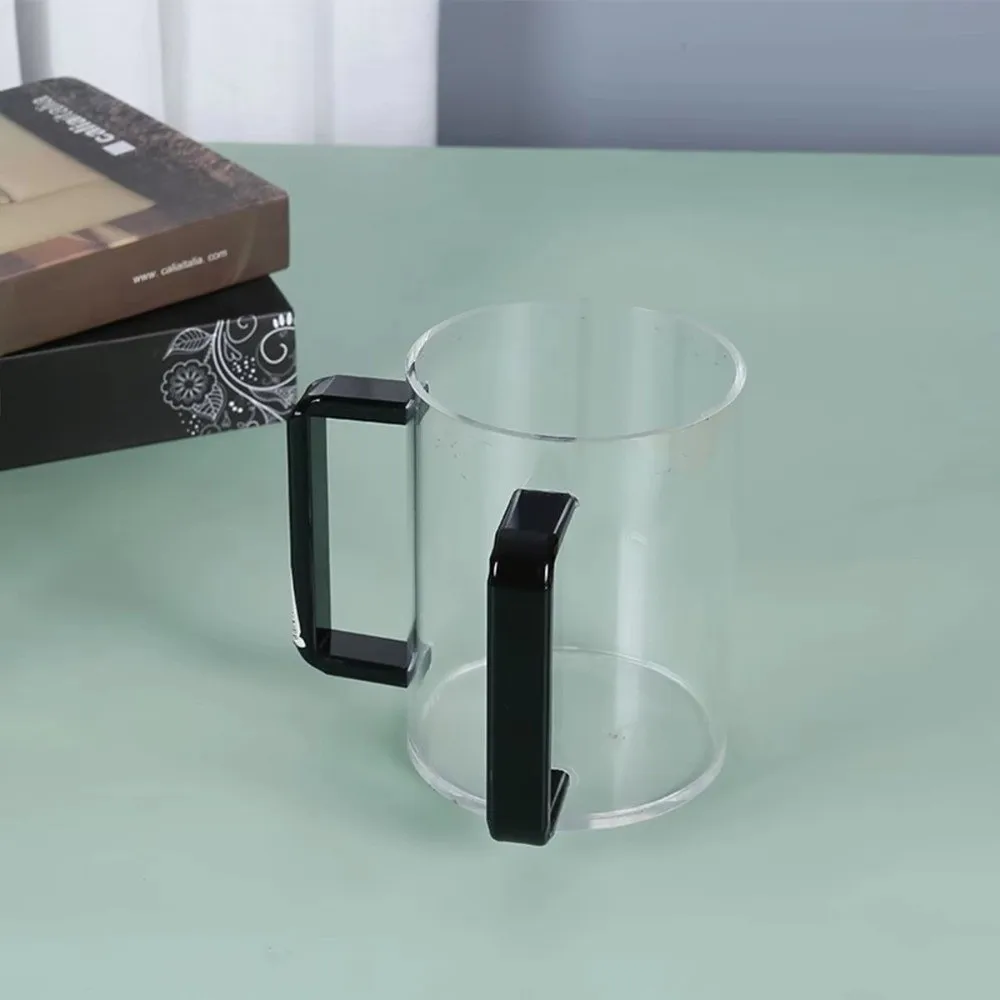 

Transparent Netilat Yadayim Cup Thickened Large Capacity Jewish Prayer Wash Cup Easy Handling Acrylic Material Toothbrush Cup