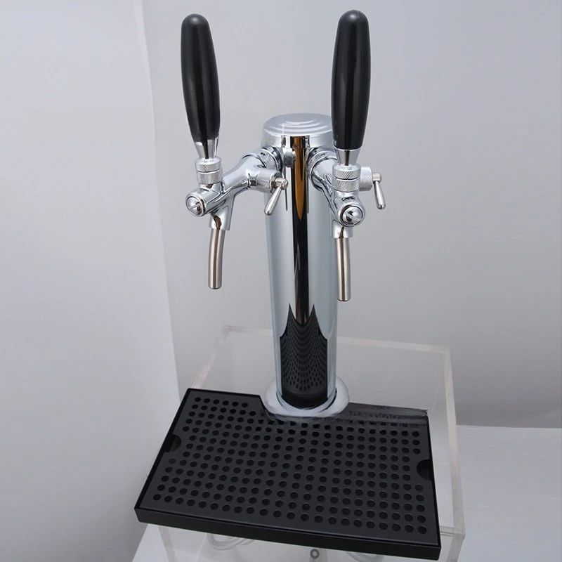 Multi Tap Beer Tower With Drip Tray 1 2 3 4 Holes Draft Beer Dispensing Column Complete Kit
