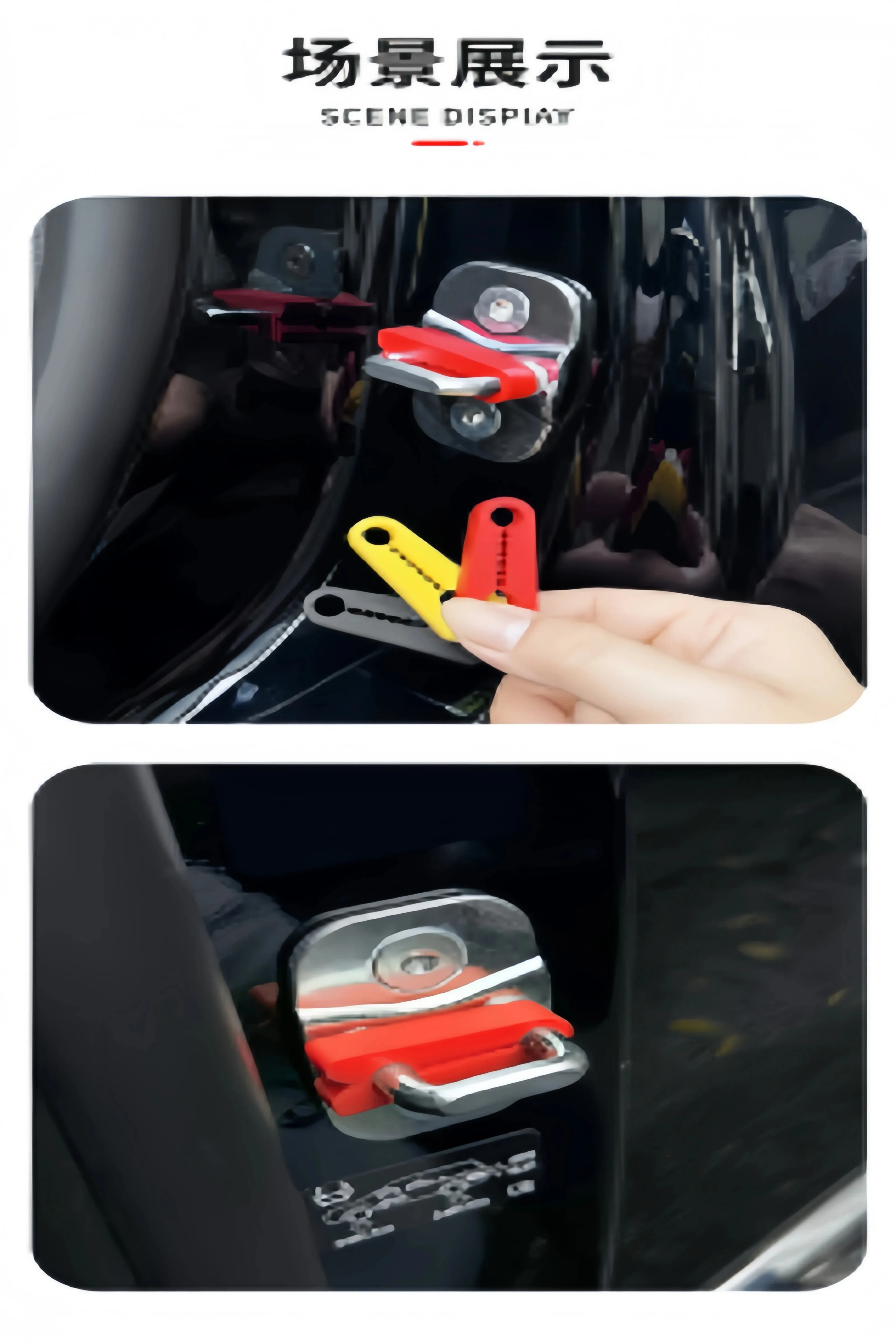 4 SZT. Gumowe Amortyzatory Do Zamków Drzwi Samochodowych VW Audi Skoda Seat, Bufory Zamków Drzwi Audi Skoda Seat… Podkładki Uszczelniające Tłumiące — zdjęcie 2