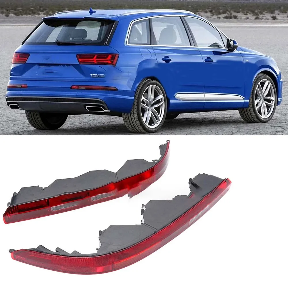 

Rear Bumper LED Light Turn Signal Stop Brake Light for Audi Q7 2016 2017-2019 EU Version 4 Bulbs Tail Light Rear Signal Lamp