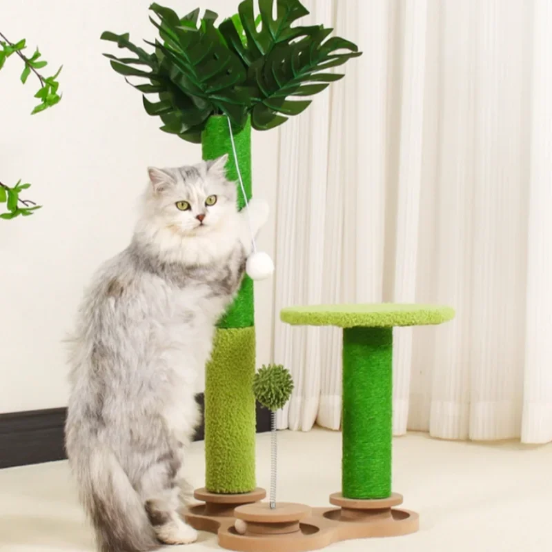 

# Sisal Scratching Post Cat Toys Cactus Climbing Post Frame For Cats On Offer