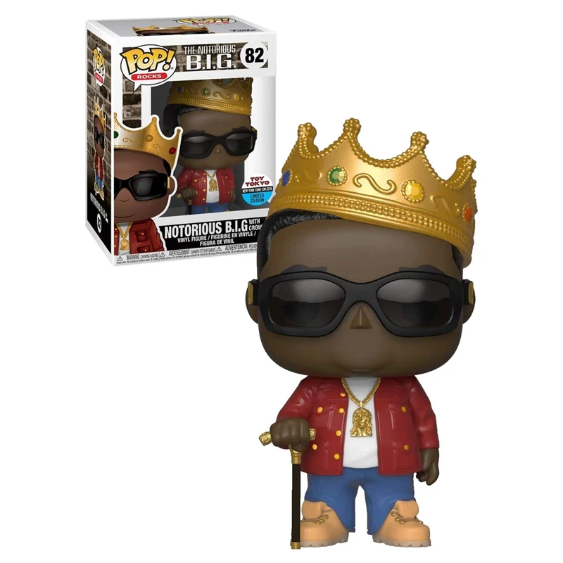 FUNKO POP infamous Mr. Big #18 Notorious Big Crown #77 Jersey #78