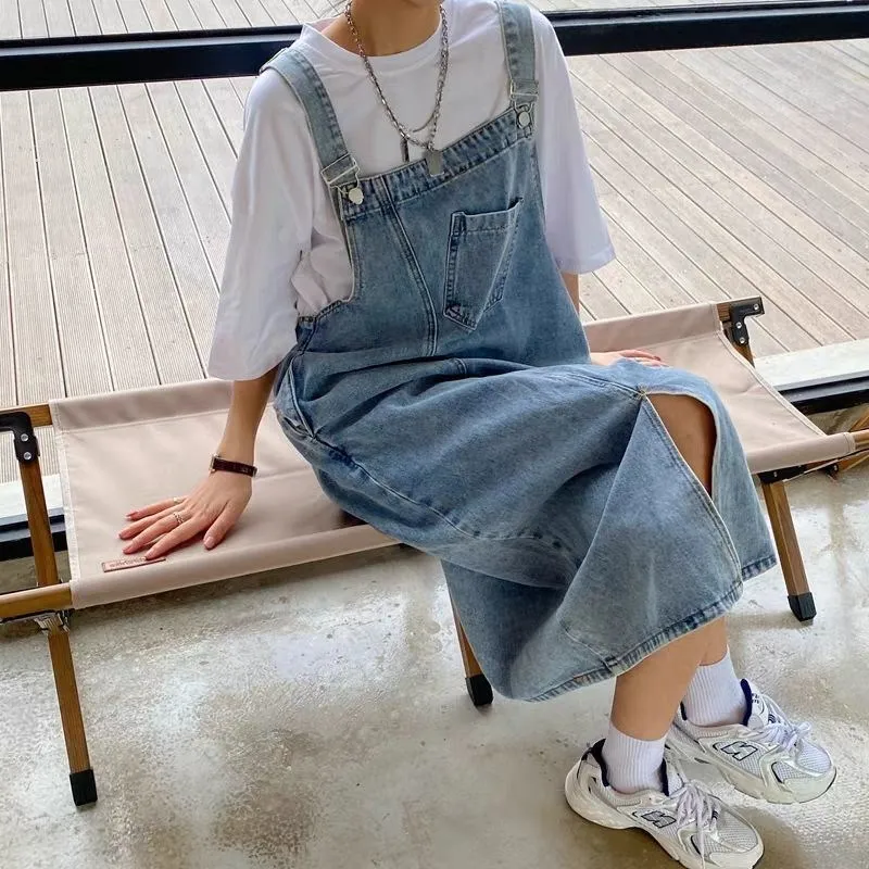 

Summer Explosive Strappy Dress plus Size Fashionable A-Line Skirt No-Sleeve One-Shoulder Polyester Fiber Loose Waist CityWalk