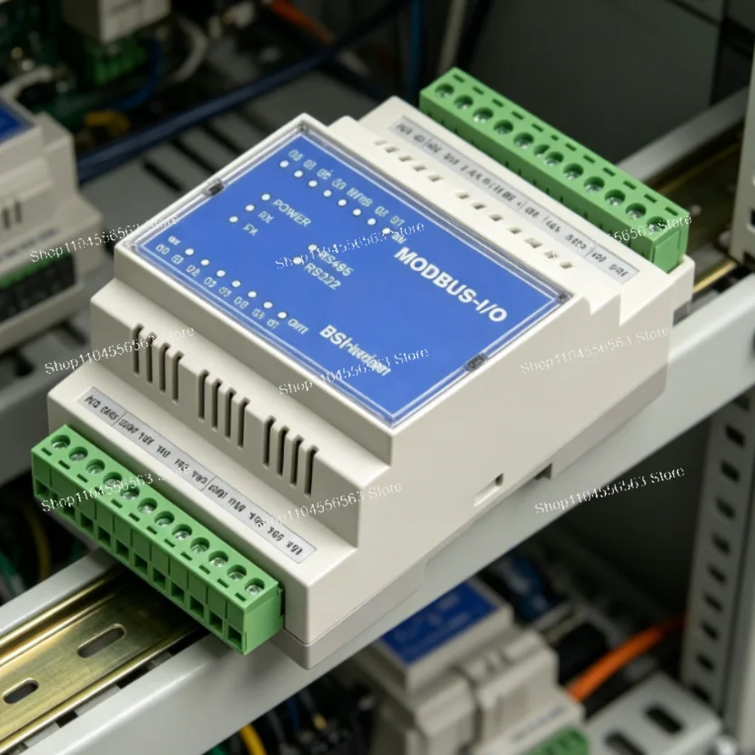 8 Input 8 Output Relay IO Module - Modbus Protocol, Remote Serial Port (RS232/485) Signal Acquisition