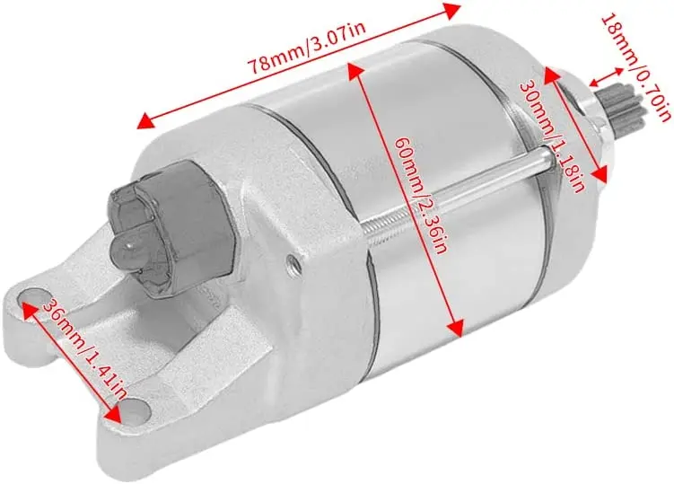 Motorcycle Electrical Engine Starter Motor For Honda CRF250 CRF250R CRF250RX 2019-2022 Replace OEM:31200-K95-A41 31200-K95-A21