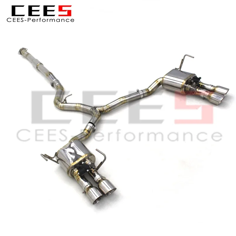 CEES Racing Catback Exhaust System for Subaru STI 2.5T 2008-2021 Performance Titanium Alloy Valve Control Exhaust Pipe Muffler