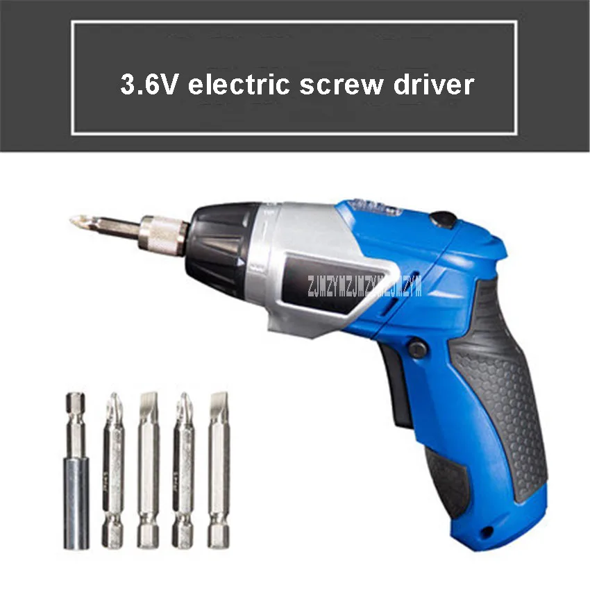 

DR-D02 Electric Screw Driver 3.6V/1300mA Lithium Rechargeable Mini Screwdriver Home Multifunctional Screwdriver 220V 5W 6.5Nm