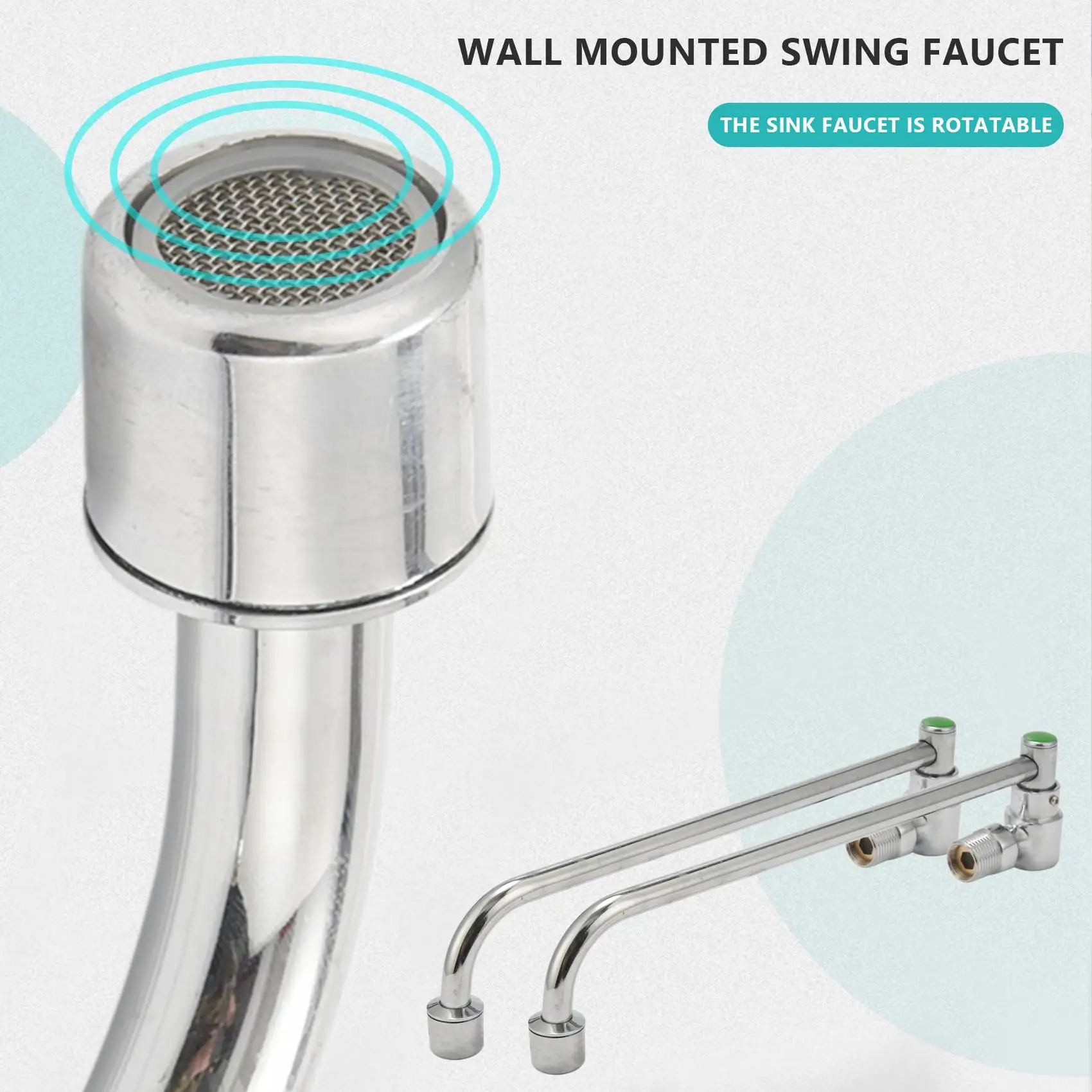 Pot Filler Kitchen Sink Faucet Wok Faucet Wall mounted Pot Filler Faucet (300mm) HOT