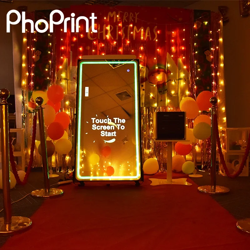 Magische Spiegel LED Frame Groot Scherm Kerstvakantie Fotostudio Set Hoogwaardige Consumentenelektronica voor Thuis