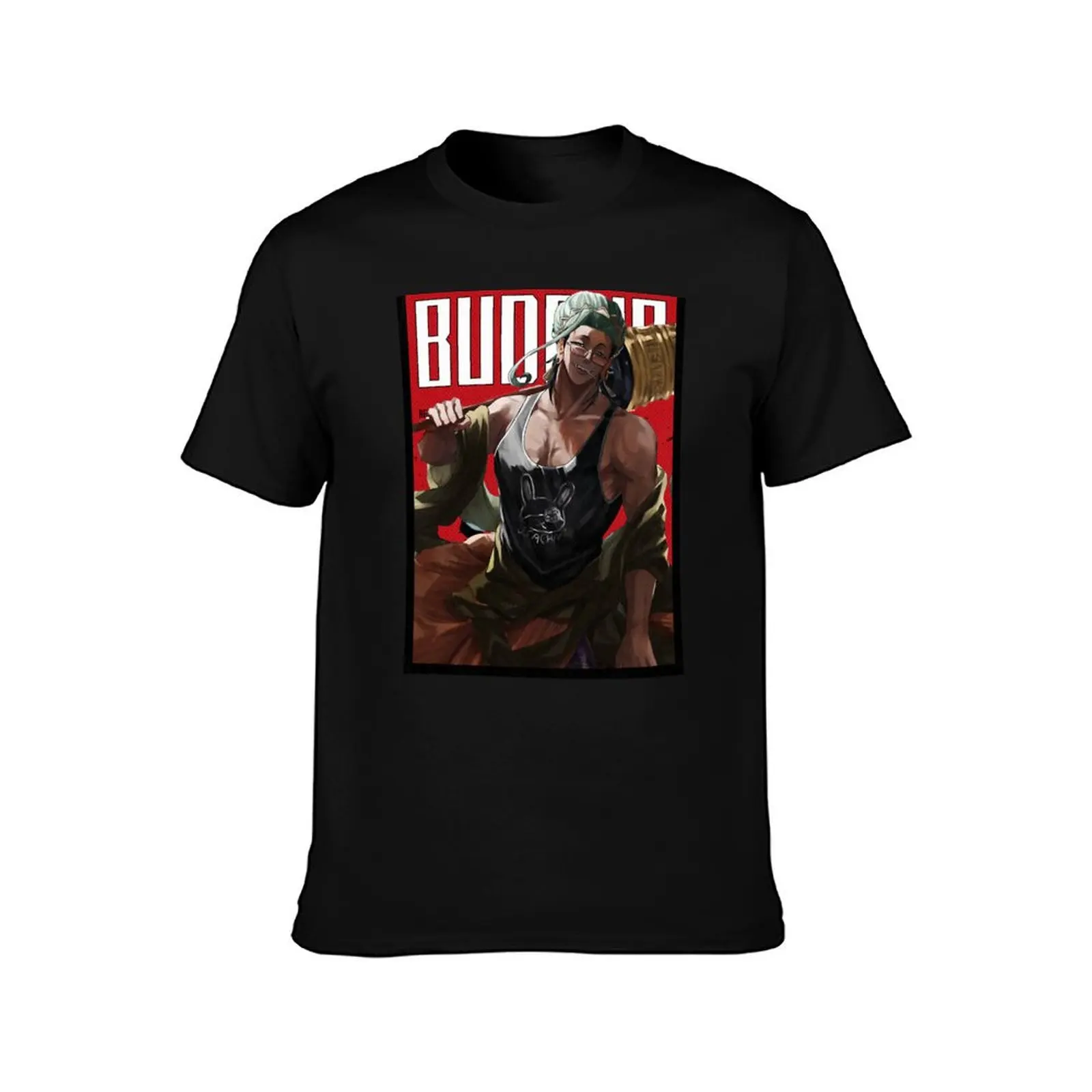 Buddha Red Comic Design T-Shirt man t shirt basketball graphic tees oversized t shirt oversized t shirts for men image 2