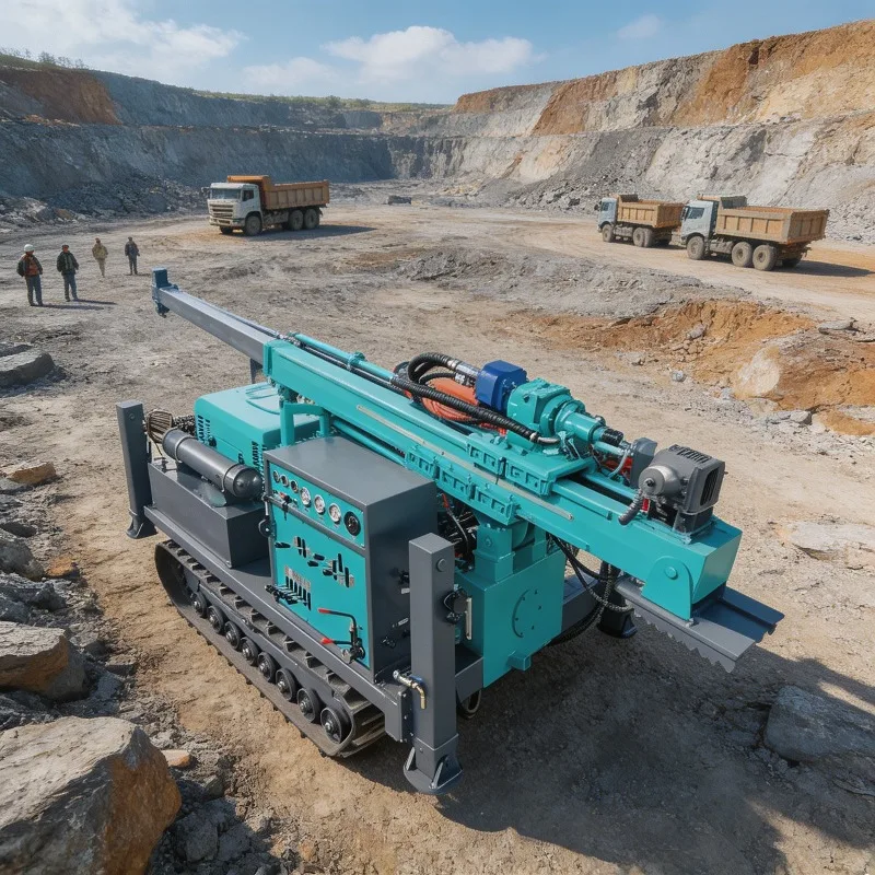 Remote Field Camp Skid Mounted Full Hydraulic Core Drilling Rig for Geo-technical Work and Core Sampling Customized