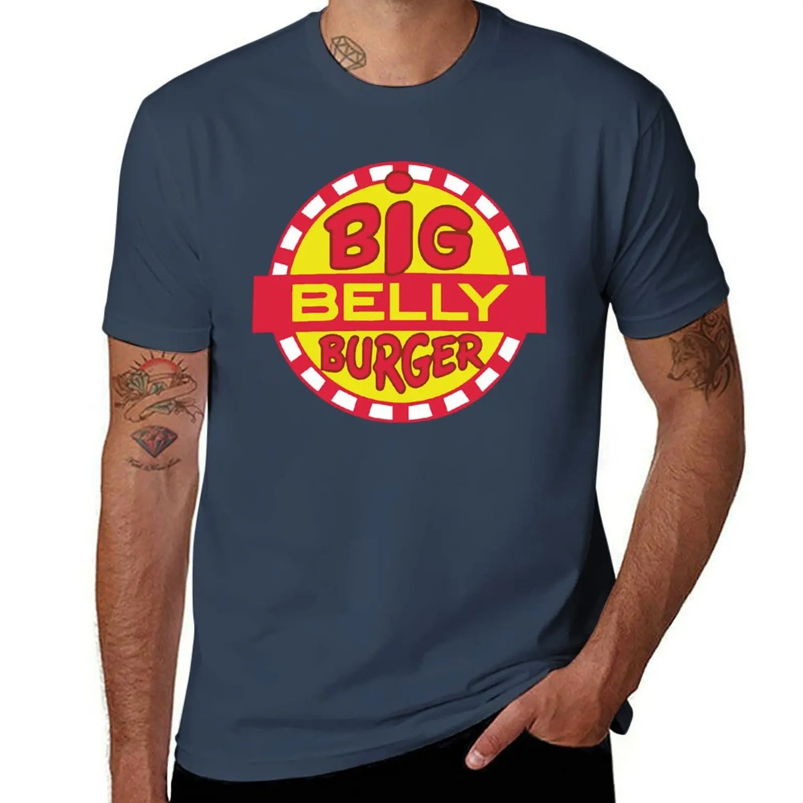 Big Belly Burger - Arrow, Diggle, Starling City T-Shirt t shirts for man cotton funny t shirts with prints T-Shirt