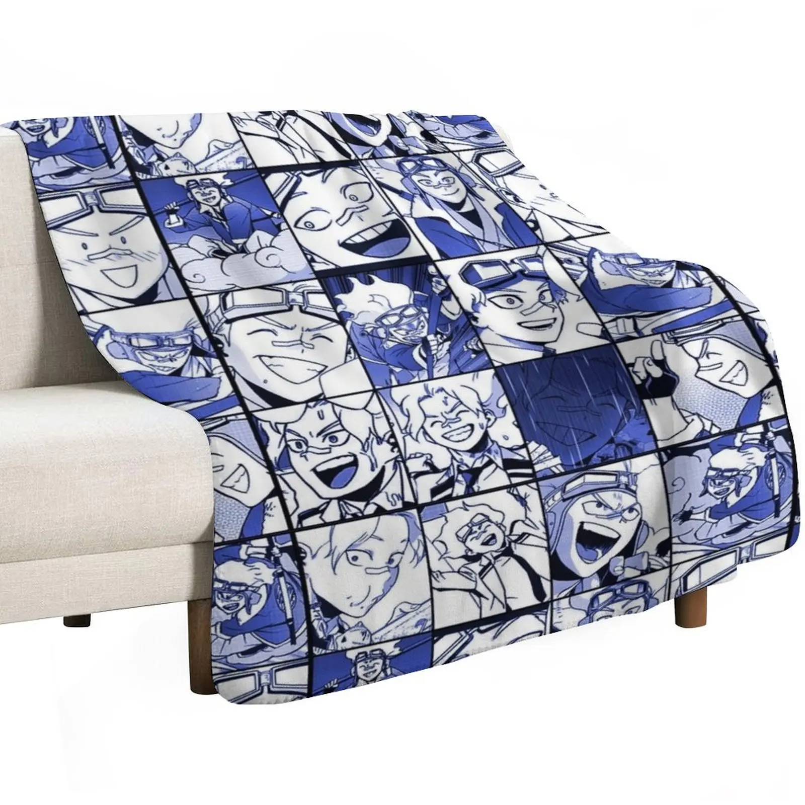 

Oboro Shirakumo-collage color version Throw Blanket Flannel Hairys Baby Sofas Blankets