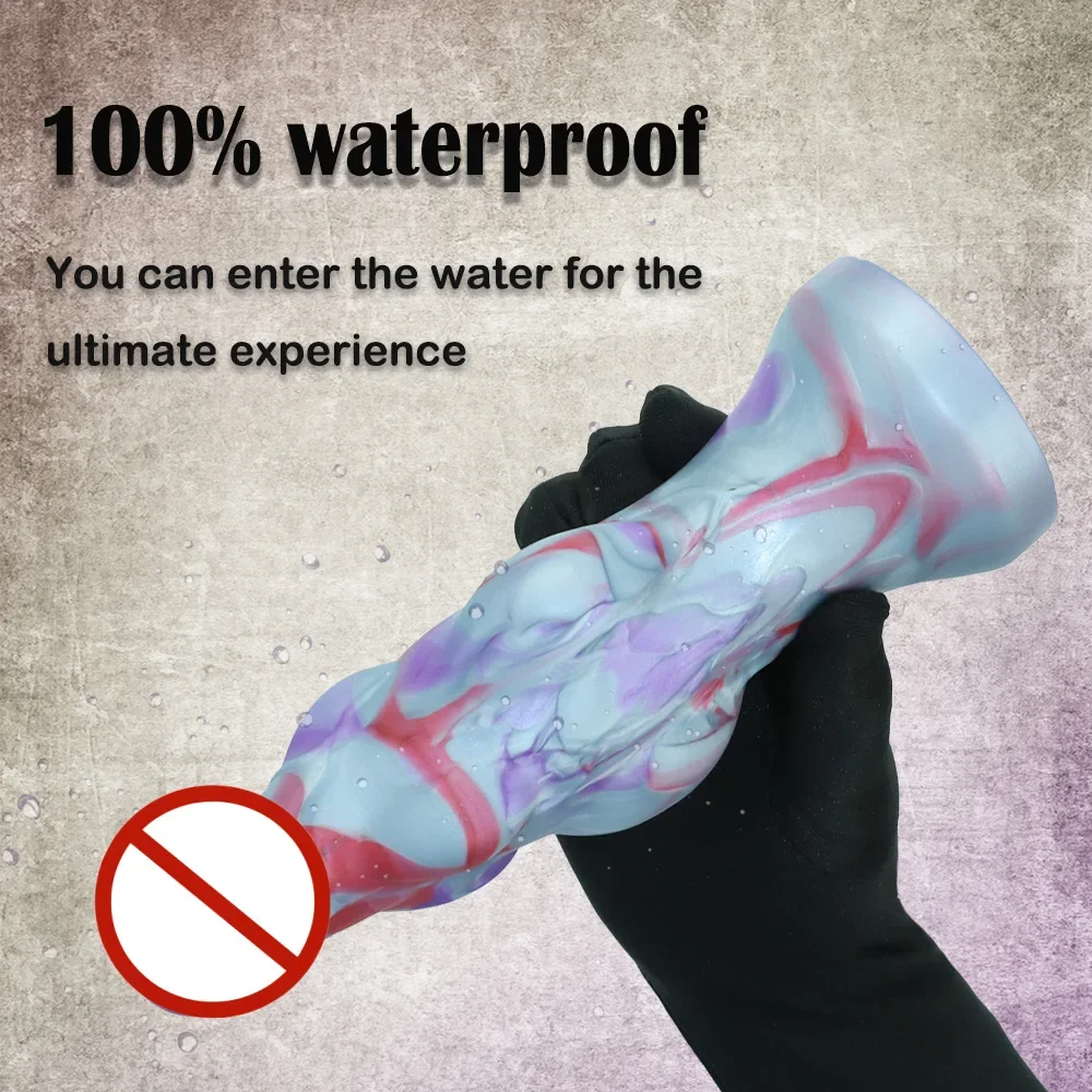 Monster Dildo Dog Dick Knot Anal Plug Animal Penis Masturbator Sex Toy For Men Butt Prostate G-spot Massager Anal Penetration 18