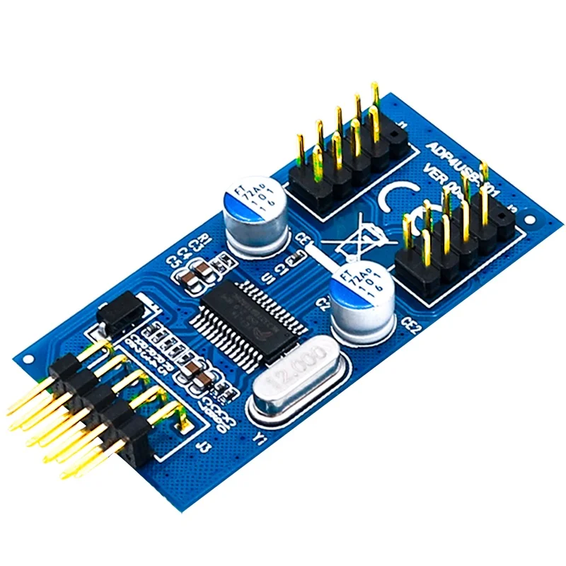 9pin USB Header Male 1 to 2 Female Extension Splitter Cable Connector Adapter (Male 1 to 2 Female)