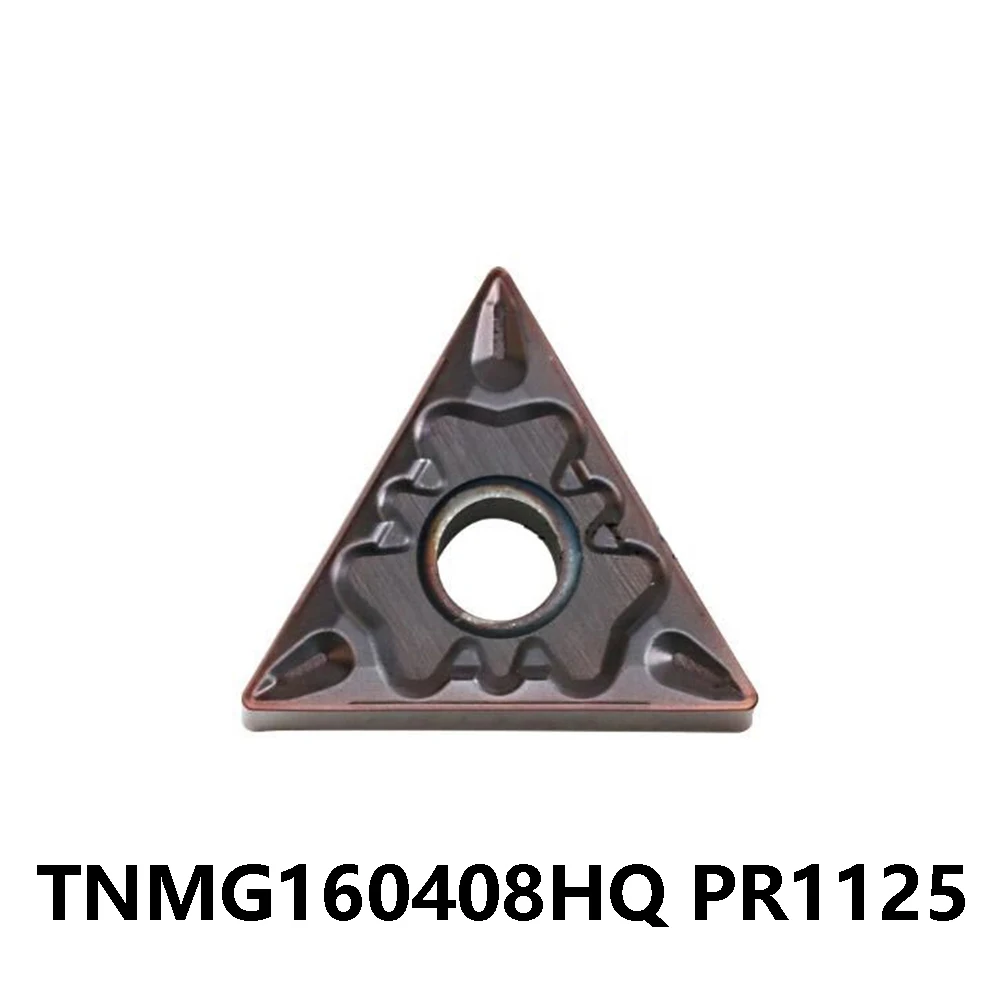 TNMG 160404 TNMG160404 HQ Original 60° Inserts TNMG160404HQ PR1125 TNMG331HQ Carbide Plates Machine Turning Tools CNC Lathe Cut