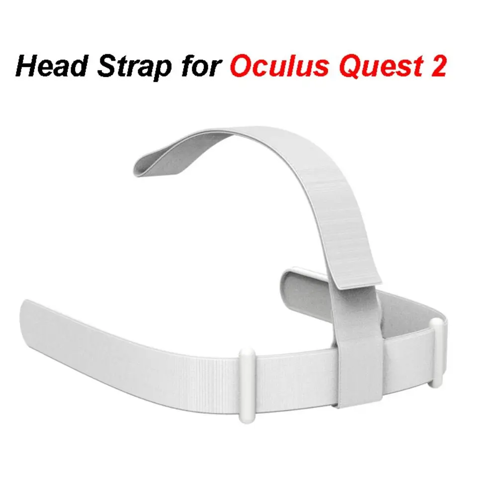 T-shaped Fixed Support Strap Adjustable Soft VR Headband Durable Knitted Fabric VR Head Strap Tie for Oculus Quest 2