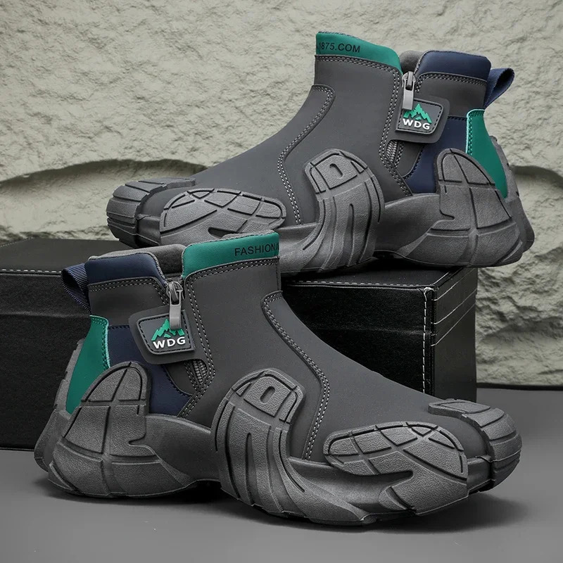 

New Men Sneakers Non-slip Platform Running Sneakers Zapatos Para Hombres Outdoor Sport Shoe Men Shoes Breathable Casual Sneakers