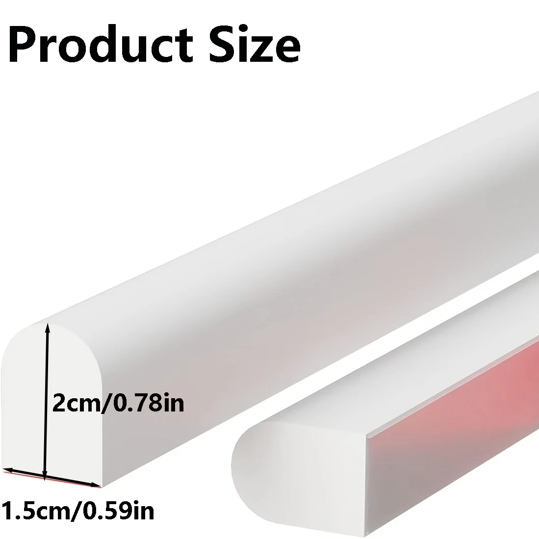 Self-Adhesive Foldable Waterproof Strip for Home Bathroom, Dry-Wet Separation Barrier, Countertop Water Guard, Shower Barrier