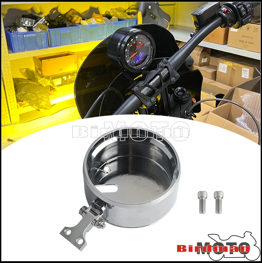 

For Harley Softail Low Rider S 117 FXLRS Fat Bob FXFB 114 FXFBS 2018-2024 Motorcycle Gauge Mount Housing Bracket Relocation Kit