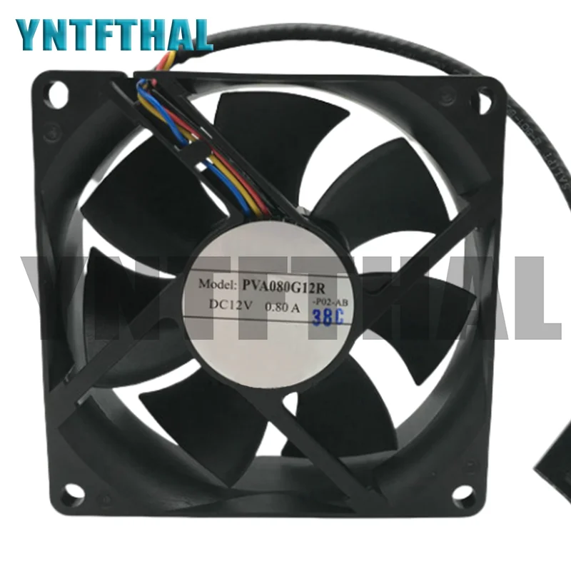 Pva080g12r 12V 0.80a 8025 8Cm Ventilator 4-draads Pwm Snelheidsregeling Nieuw